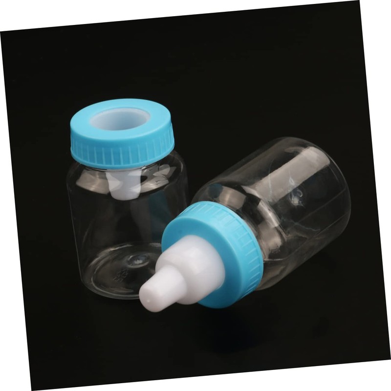 Gadpiparty Baby Shower Favors 12pcs Feeder Design Candy Bottles Blue