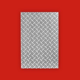 .125-1/8-3mm Aluminum 3003 Diamond Tread Sheet Plate | Slip-Resistant, Durable, Versatile for Flooring, Stairs, Trailers | Corrosion-Resistant Metal Plate (2, 125 x 18" x 12")