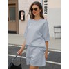 KFUBUO Women's 2 Piece Lounge Sets Summer Matching Outfits Short