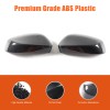 car-attention Carbon Fiber Style Rear View Mirror Outside Cover Cap