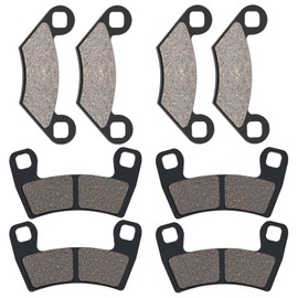 Front & Rear Brake Pads for POLARIS ATV 800 Ranger RZR 2008-2014/800 Ranger RZR S EFI 2009-2013/450 S Outlaw 2008/450 Outlaw MXR 2009-2010