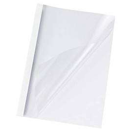 VEPATIM Thermal Binding Covers A4 1.5 mm for 15 Sheets White Pack of 10