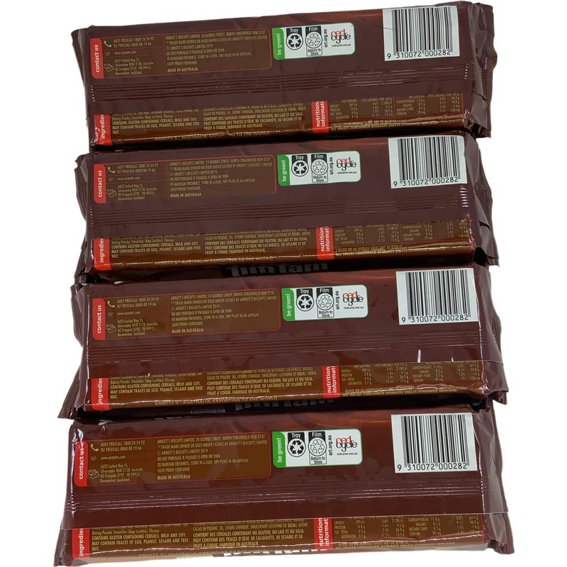 Tim Tam Original Chocolate Biscuit Cookie 200g (Pack of 4)