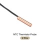 Rebower NTC Thermistor Probe 50K 40cm Waterproof Copper Temperature Sensor