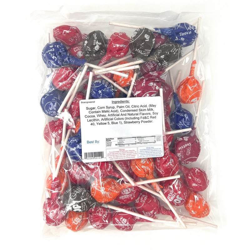 Assorted Flavors Lollipops Candy, 2 Lbs