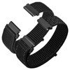 ANNEFIT Nylon Sport Loop Watch Bands 18mm, 2 Packs Quick