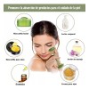 Rodillo De Masaje Facial De Jade Gua Sha Rejuvenece Kit