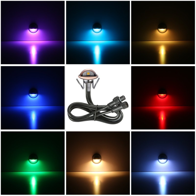 FVTLED WiFi LED Deck Lights Kit, 20 Pack D35 RGB