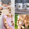 CHARLENT 148 Individually Sheets Bug Temporary Tattoos for Kids -