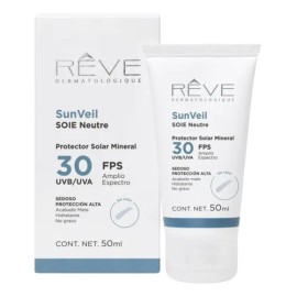 Reve Protector Solar Mineral Soie Neutre 30fps 50ml Uvb Uva