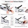 NEU MASTER 3 in 1 Staple Gun, Manual, Heavy Duty