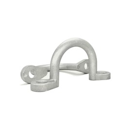 HCLLPS Replace Trailer Tie Loop 2" I.D. Aluminum Bolt-On Lashing Rope Tie Down Ring Horse (2 Pack)