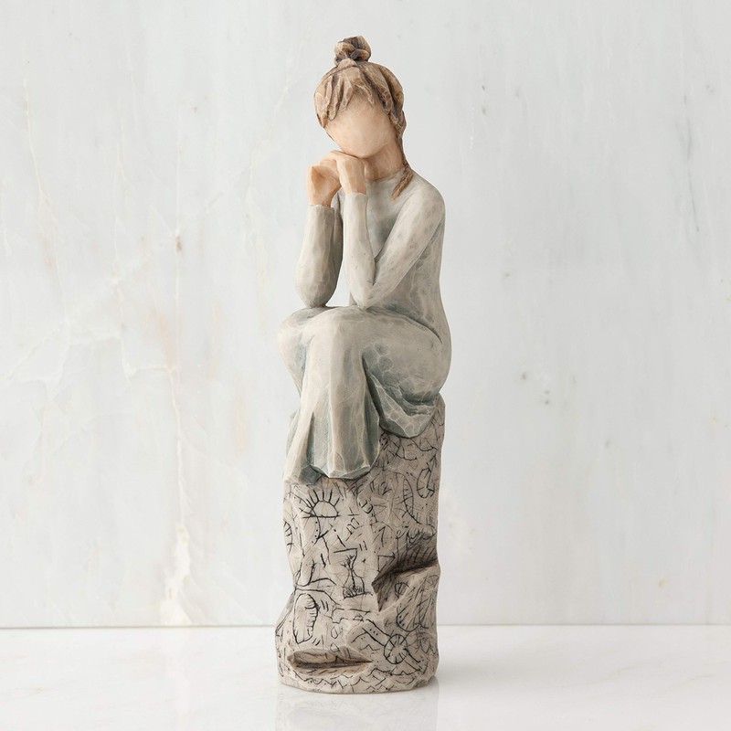 Willow Tree hand-painted sculpted figure, Patience