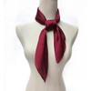 DRCUROTS pure color square scarf head scarf neckerchief for Women