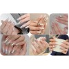 Artdone White Pearl Chrome Nail Powder Iridescent Mirror Pigment