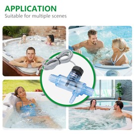 WENGART 2560-040 Tub Flow Switch Replacement for Sundance Spas & Sweetwater Hot Tubs, Fixes FL1 & FL2 Error Codes, Replaces Part# Q-12DS-C2, Transparent Tee for Easy Inspection