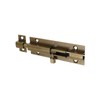 Quluxe 3 Inch Solid Cast Brass Barrel Bolt, Antique Brass