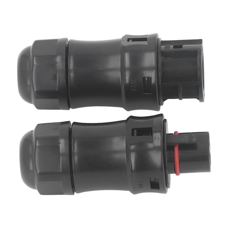 2Pcs Waterproof Power Connector 3 Pin Temperature Resistant Micro Reverse