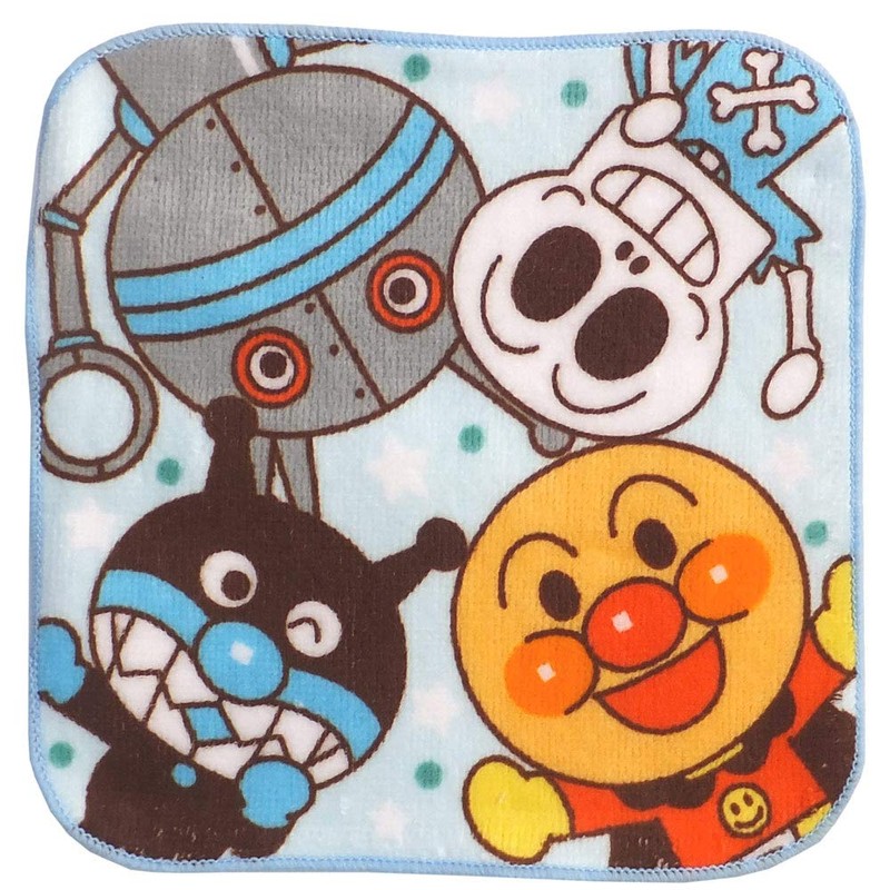 Salonge Anpanman Mini Towel 3-Piece Set
