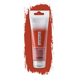 Schmincke - Akademie Acrylic Colour, Siena Burnt in 120 ml Tube, 23665012, Fine Artist Acrylic Paint, Brilliant, Highly Lightfast and Cadmium-Free, for Acrylic Painting, Mixed Media