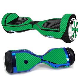 MightySkins Carbon Fiber Skin for Ultra Hoverboard - Green | Protective, Durable Textured Carbon Fiber Finish | Easy to Apply, Remove, and Change Styles | Made in The USA