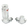 Thermostatic Radiator Valve Set - Realm Chrome Radiator Valves inc.