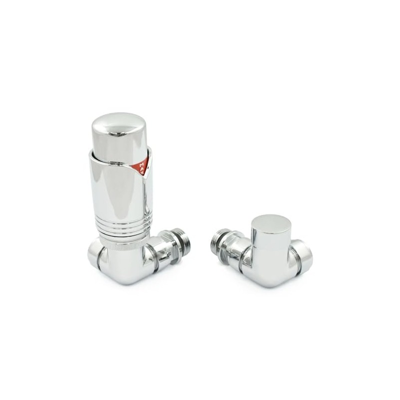 Thermostatic Radiator Valve Set - Realm Chrome Radiator Valves inc.