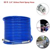 65ft x 1/4" Airless Paint Spray Hose, Blue Color Sprayer