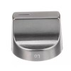 Whirlpool KIP 5R99, W10850015, Knob, Surface Burner, Black Stainless