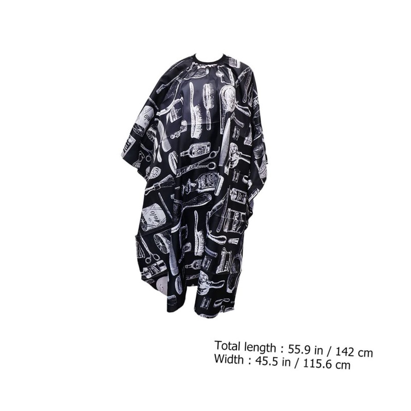 Ipetboom Haircut Cape Set Salon Barber Cape Reusable Lightweight Hair