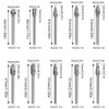 Eyech 20Pcs Double Cut Tungsten Carbide Carving Bits Rotary Burr