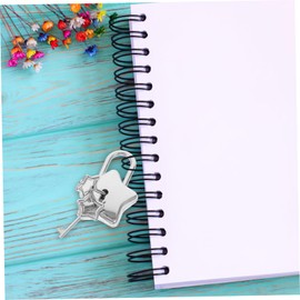 SHINEOFI 2 pcs Star Shaped Padlock with Keys Decorative Lock for Diary Jewelry Box Backpack Lightweight Portable DIY Accessories for Women Lovers