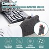 Bamboo Compression Arthritis Gloves for Men & Women - Fingerless
