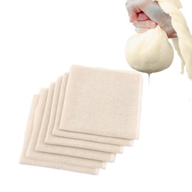 6Pcs Muslin Cloths for Cooking, Cheese Cloth, Cheesecloth, Ultra Fine Reusable Lint-Free Cheese Cloths for Straining, Baking, Decoration (50 x 50 cm)