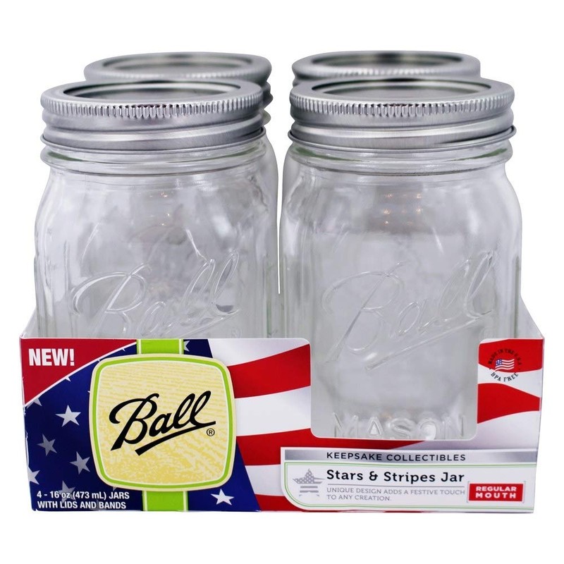 Canning Jar Pt Usa4pk