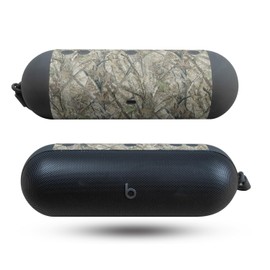 Glossy Glitter Speaker Skin Compatible with Beats Pill (2024) - HTC Fall - Premium 3M Vinyl Protective Wrap Decal Cover - Easy to Apply | Crafted in The USA by MightySkins