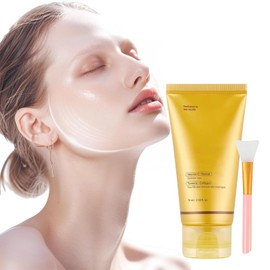 Paquete De Mascarilla Facial Peel Off Envoltura De Colágeno Durante La Noche，Biodance Bio Collagen Mask，VC Collagen Night Wrapping Mask，Reduce la Flacidez y Opacidad, para Piel Brilla, con Cepillo