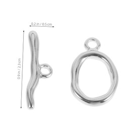 SEWACC DIY Jewelry Making Supplies 5 Sets Buckle Clasps Necklace Chain Connector Gold Plated Metal Clasps