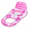Inflatable Adult Pool Lounger – Tropical Leaf Reclining Float with