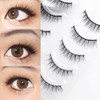Musegetes 3D False Eyelashes Popular Black Natural Axis Soft Core