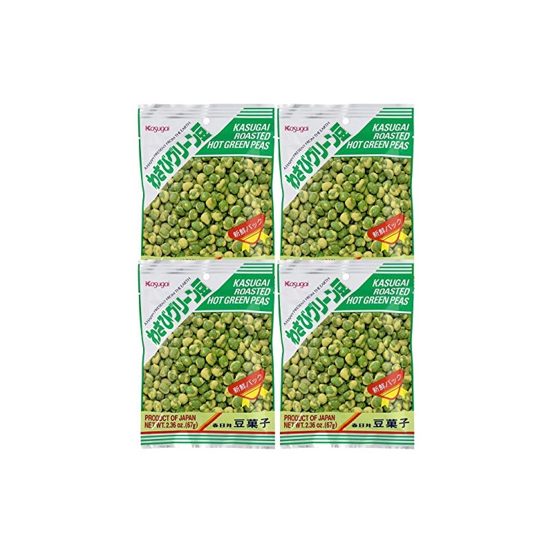 Kasugai Wasabi Green Peas 2.36oz (4 Pack)