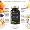 Mount Natural High-Potency Turmeric Capsules - Vegan Turmeric Powder +