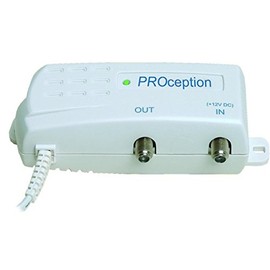 Proception 12 V Screened Aerial Masthead Power Supply with F-Type Connection