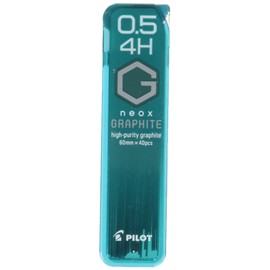 Pilot G Neox 4H Grade Graphite Mechanical Pencil Lead Refills, 0.5 mm Lead Size