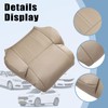 SecosAutoparts Driver or Passenger Side Top Lean Back Leather Seat