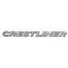Crestliner Boat Logo Decal 2099273 | Silver Black Sticker