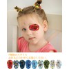 子供のアイパッチ通気性粘着包帯弱視怠惰な目使い捨てアイパッドかわいい漫画眼帯ユニセックス使い捨てアイパッド 45個