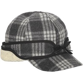 Stormy Kromer Equinox Cap Size 7 1/8 Charcoal/White Tartan