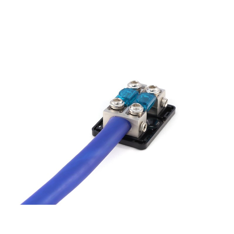 KnuKonceptz Bassik 2 Way Mini ANL Fuse Distribution Block -