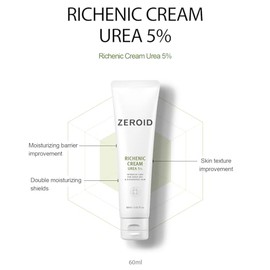ZEROID Crema Richenic Con Urea Al 5% Cuidado Intensivo Para Piel Seca Y Con Problemas Hidratante Facial Coreano Loción Reparadora De La Barrera Cutáne